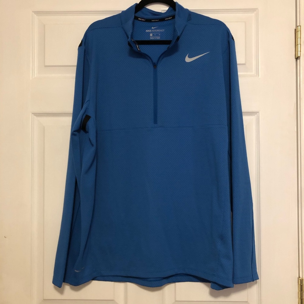 Nike Golf Areoreact Pull Over Blue XL